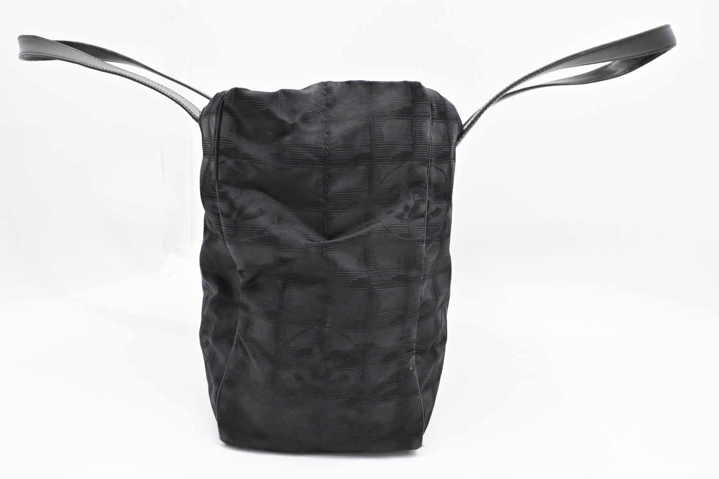 Chanel New Travel Line Tote in Black Canvas