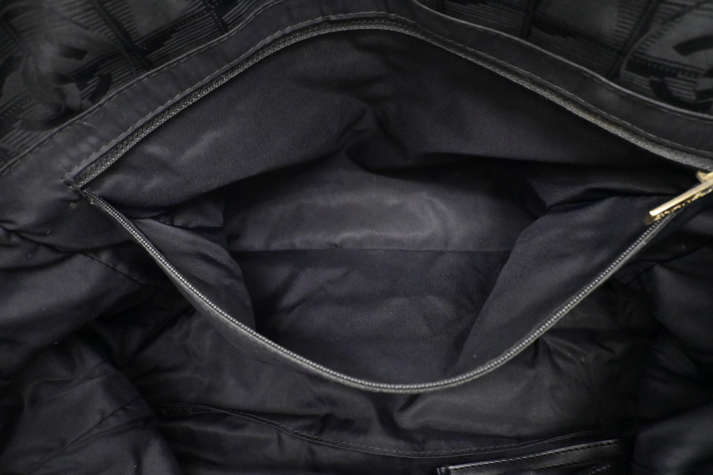 Chanel New Travel Line Tote in Black Canvas