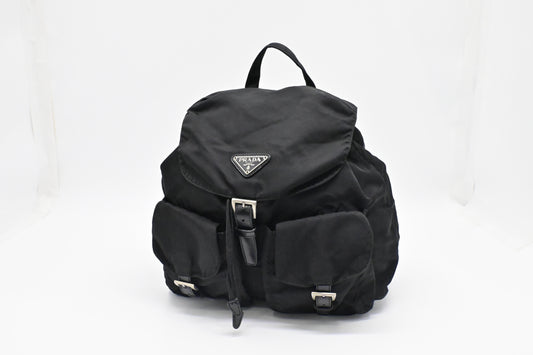 Prada Backpack in Black Nylon