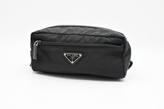 Prada Long Pouch in Black Nylon