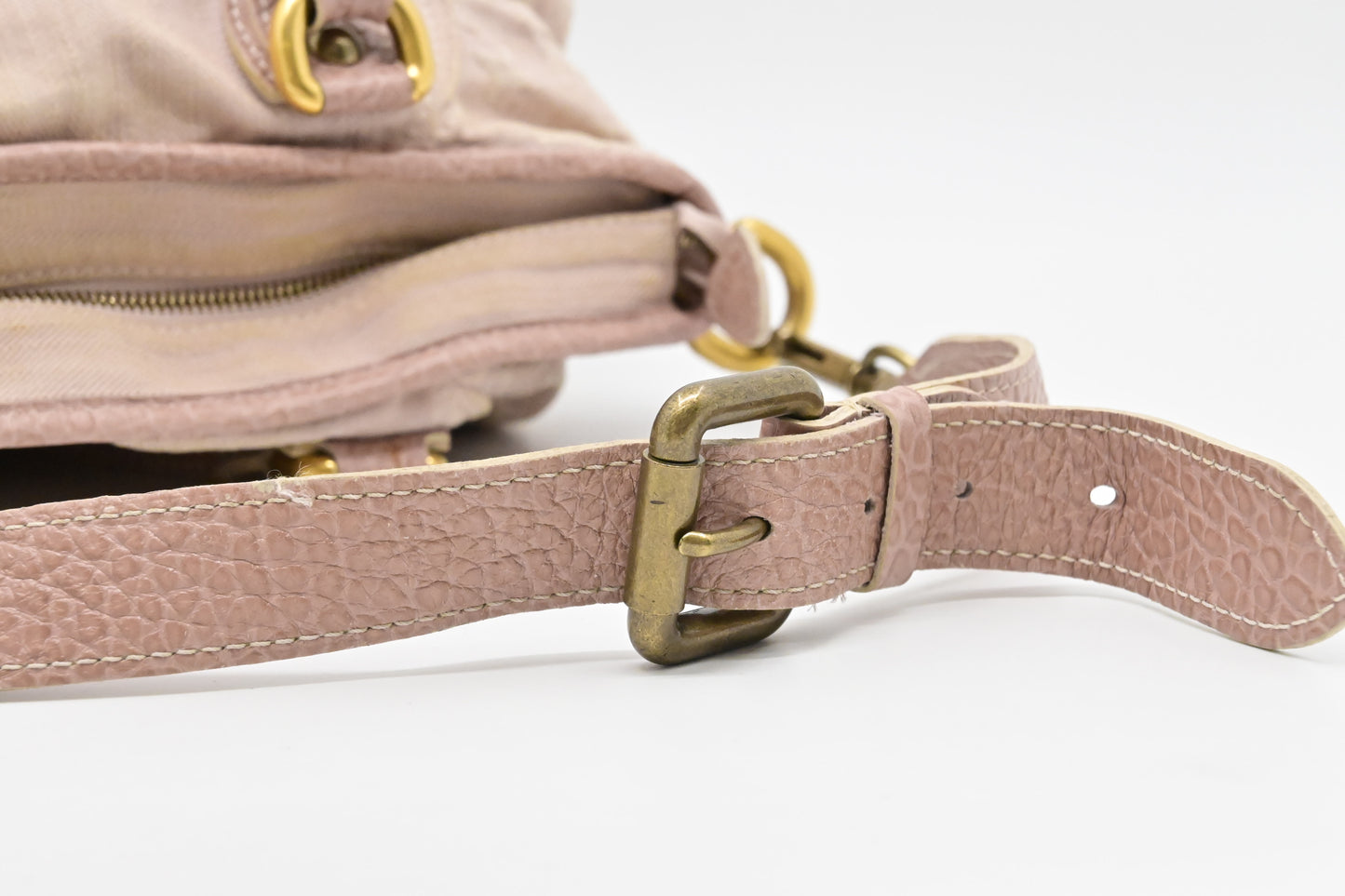 Louis Vuitton Neo Cabby in Light Pink Monogram Denim
