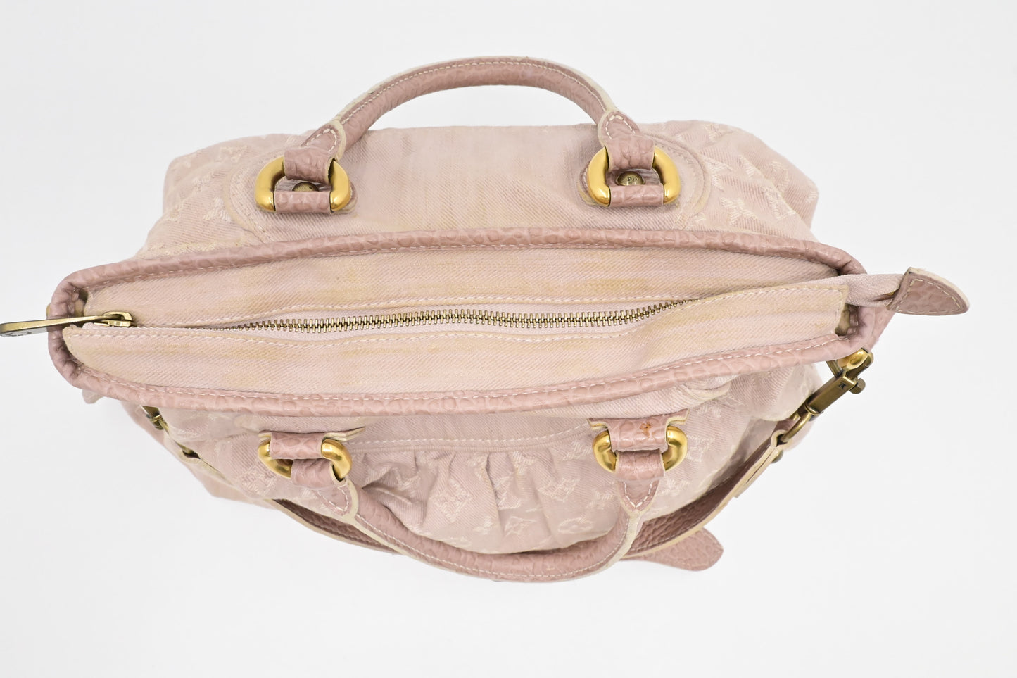 Louis Vuitton Neo Cabby in Light Pink Monogram Denim