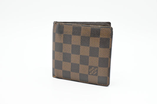 Louis Vuitton Marco Wallet in Damier Ebene Canvas