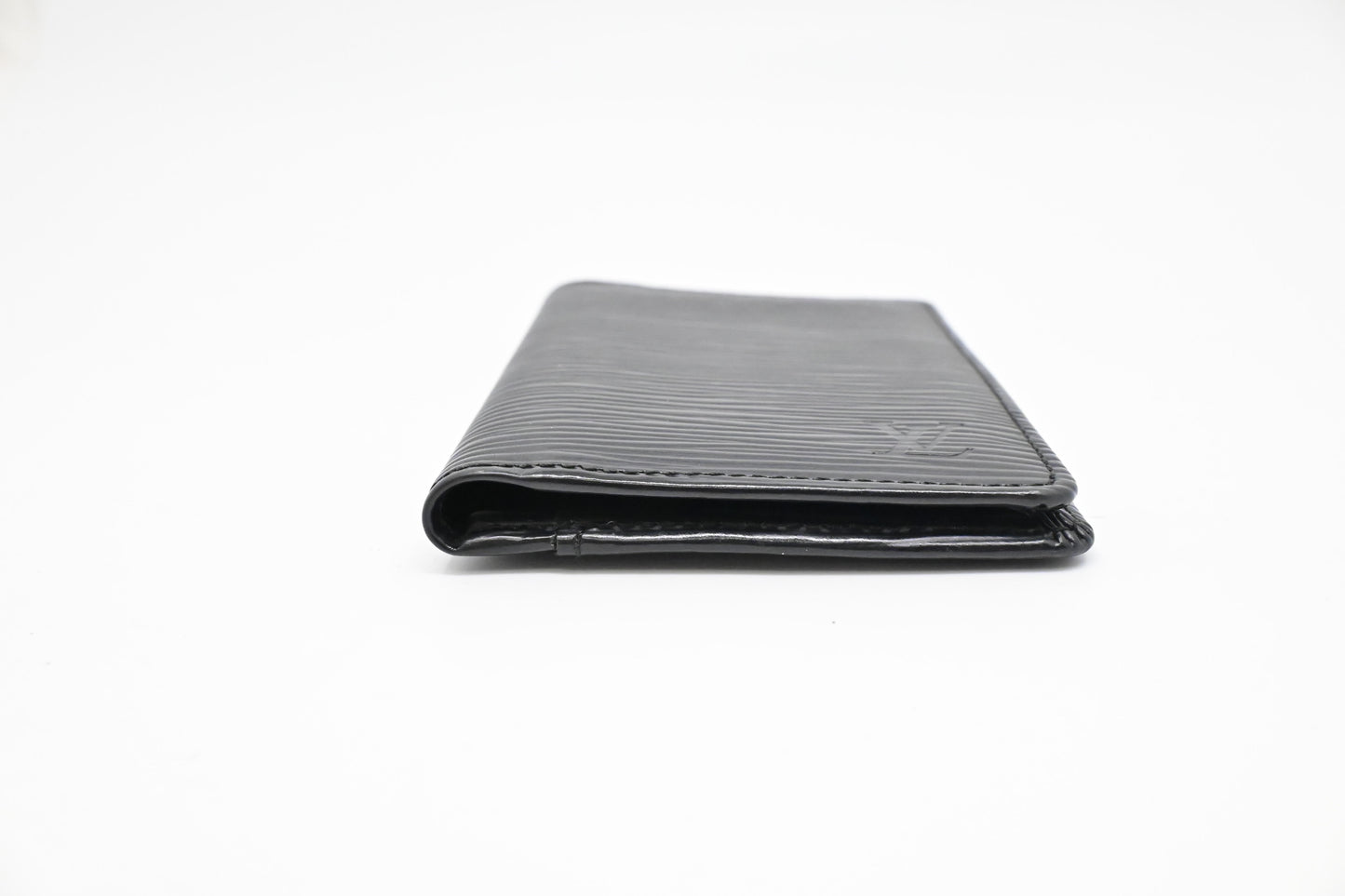 Louis Vuitton Card Case in Black Epi Leather