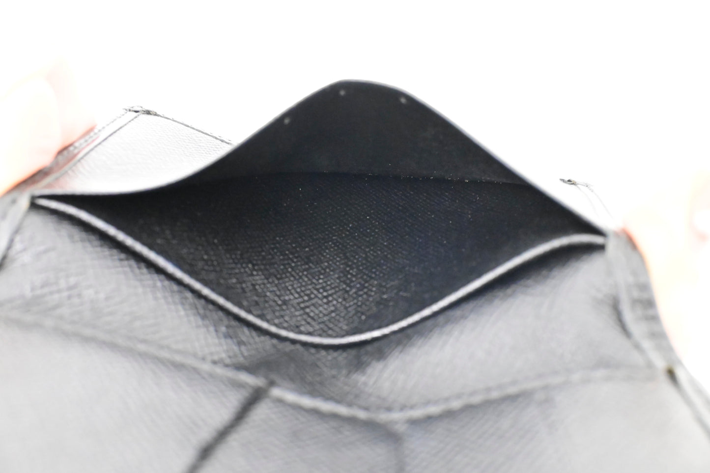 Louis Vuitton Card Case in Black Epi Leather