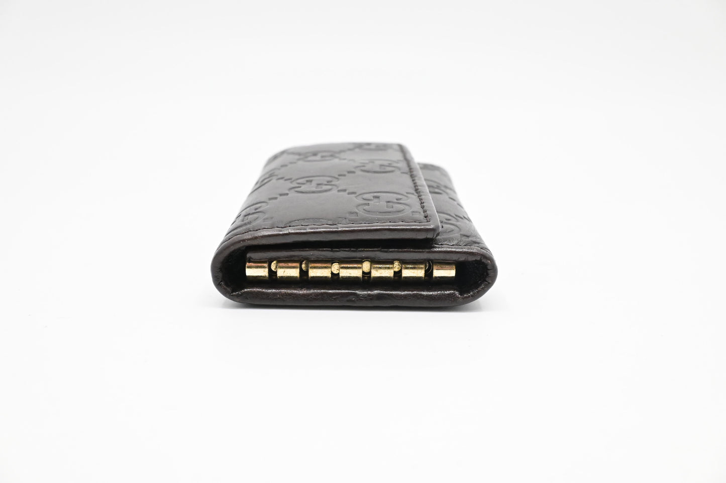 Gucci 6 Key Case in Brown Guccissima Leather