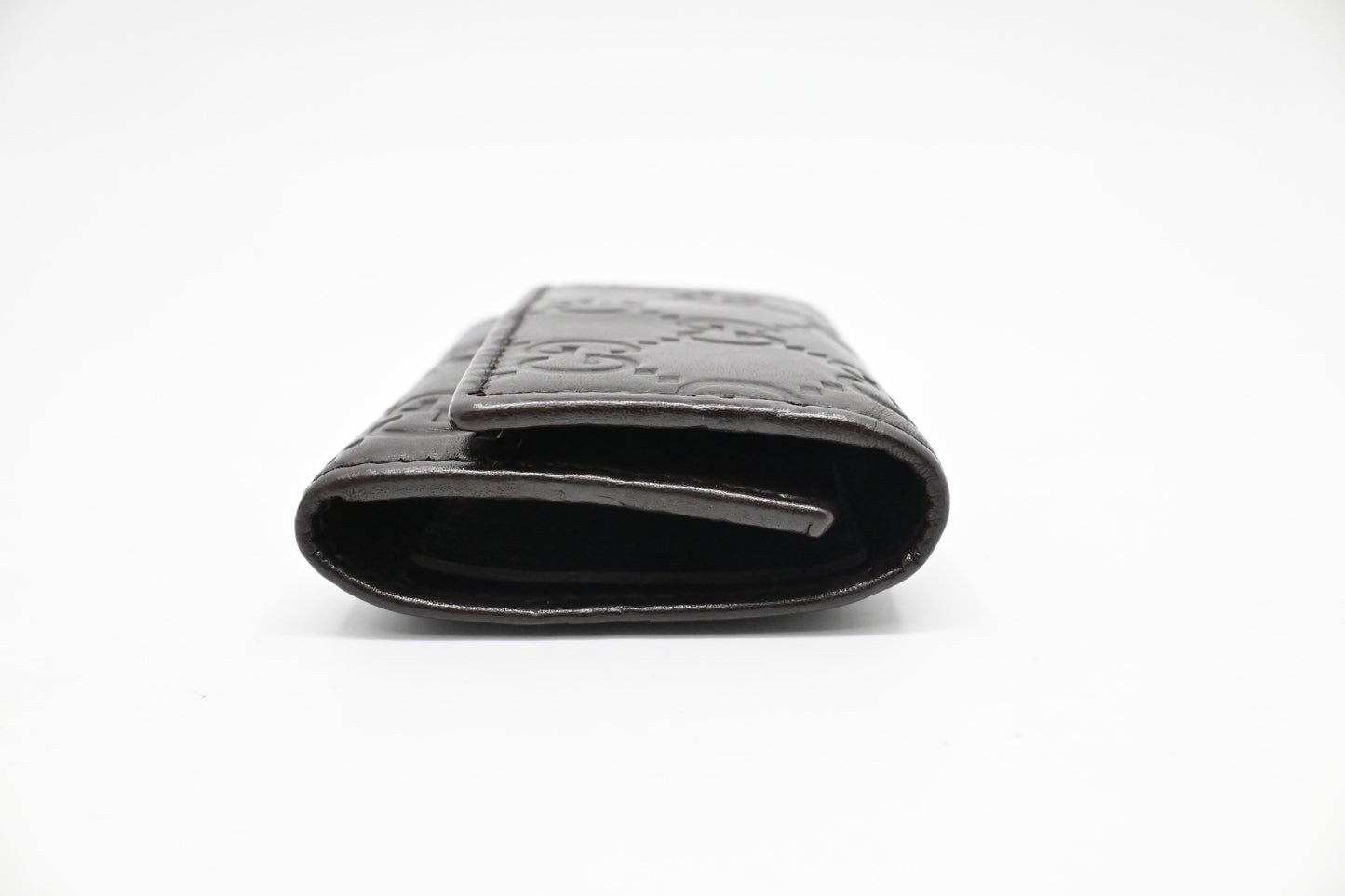 Gucci 6 Key Case in Brown Guccissima Leather