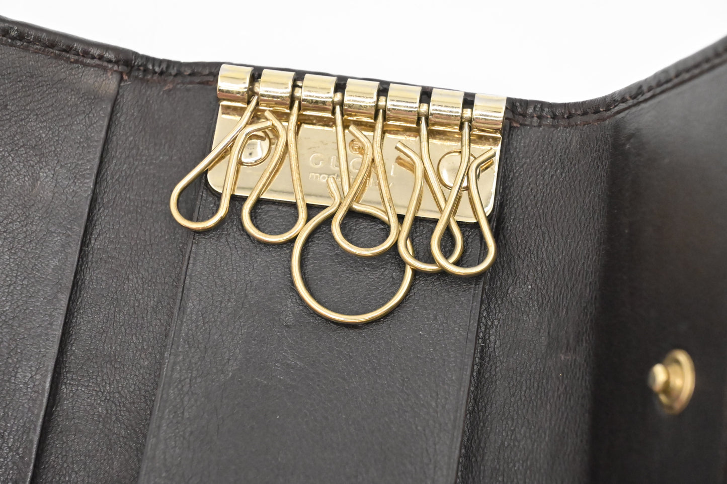 Gucci 6 Key Case in Brown Guccissima Leather