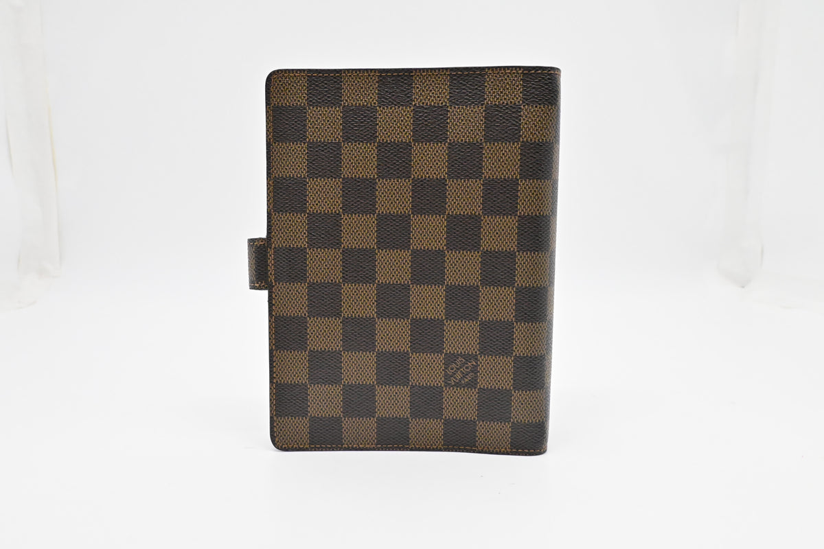 Louis Vuitton Agenda MM in Damier Ebene Canvas
