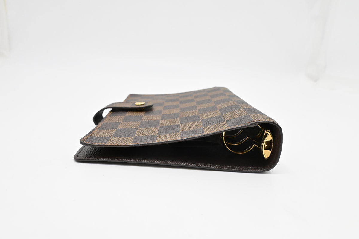 Louis Vuitton Agenda MM in Damier Ebene Canvas