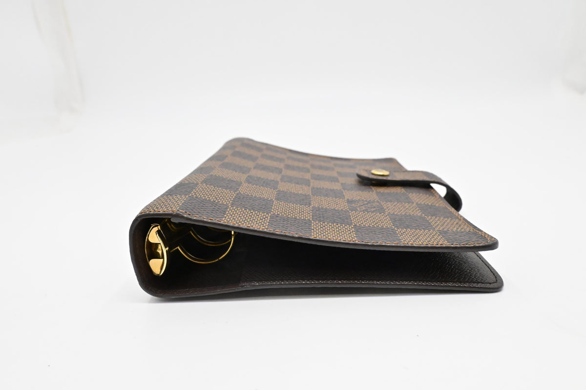 Louis Vuitton Agenda MM in Damier Ebene Canvas