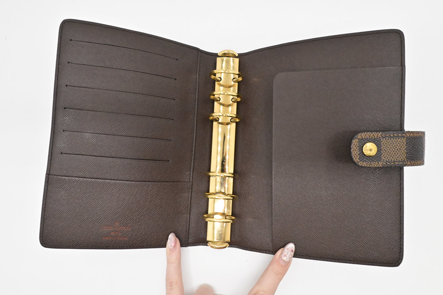 Louis Vuitton Agenda MM in Damier Ebene Canvas