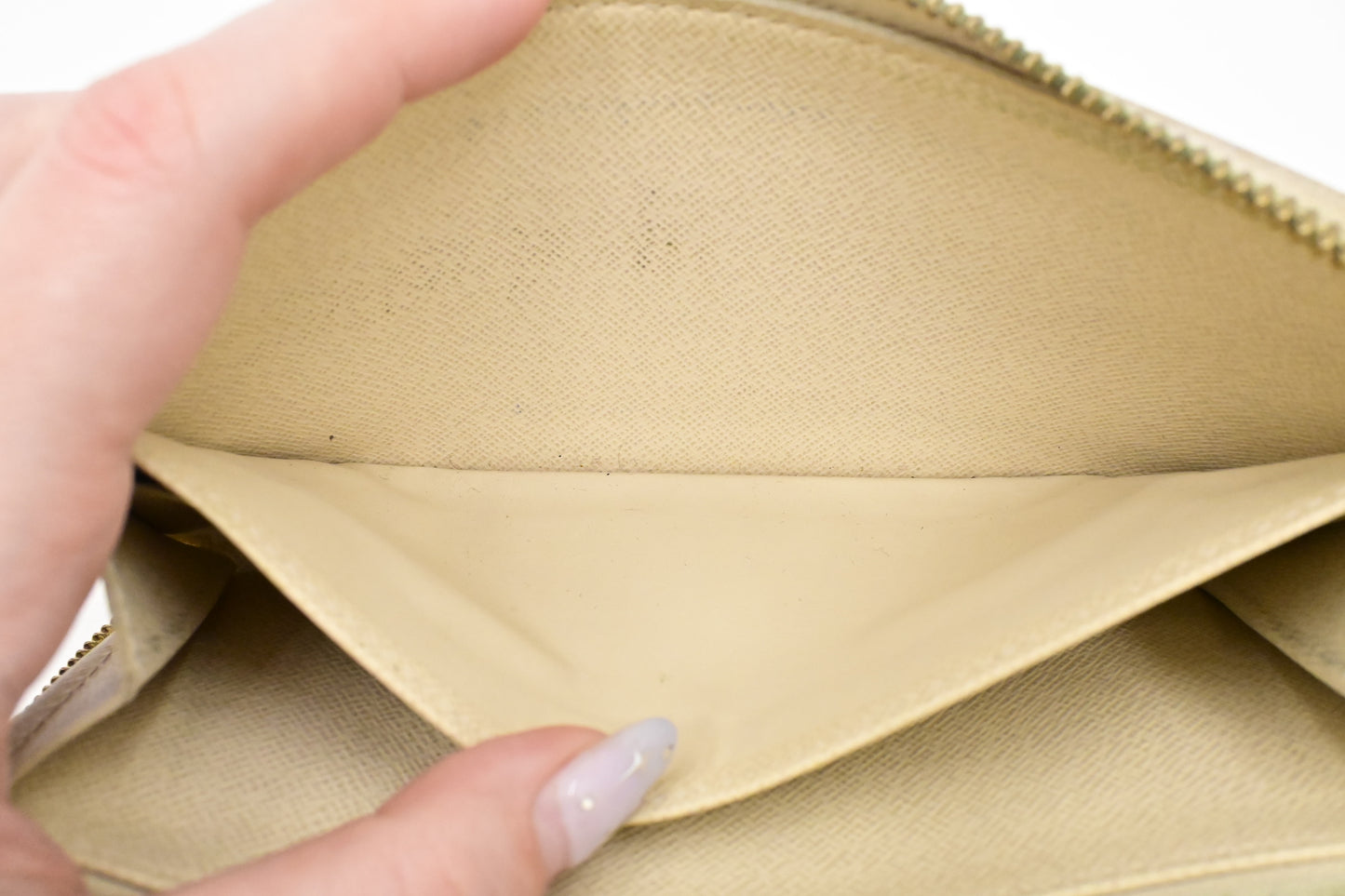 Louis Vuitton Long Zippy Wallet in Damier Azur Canvas
