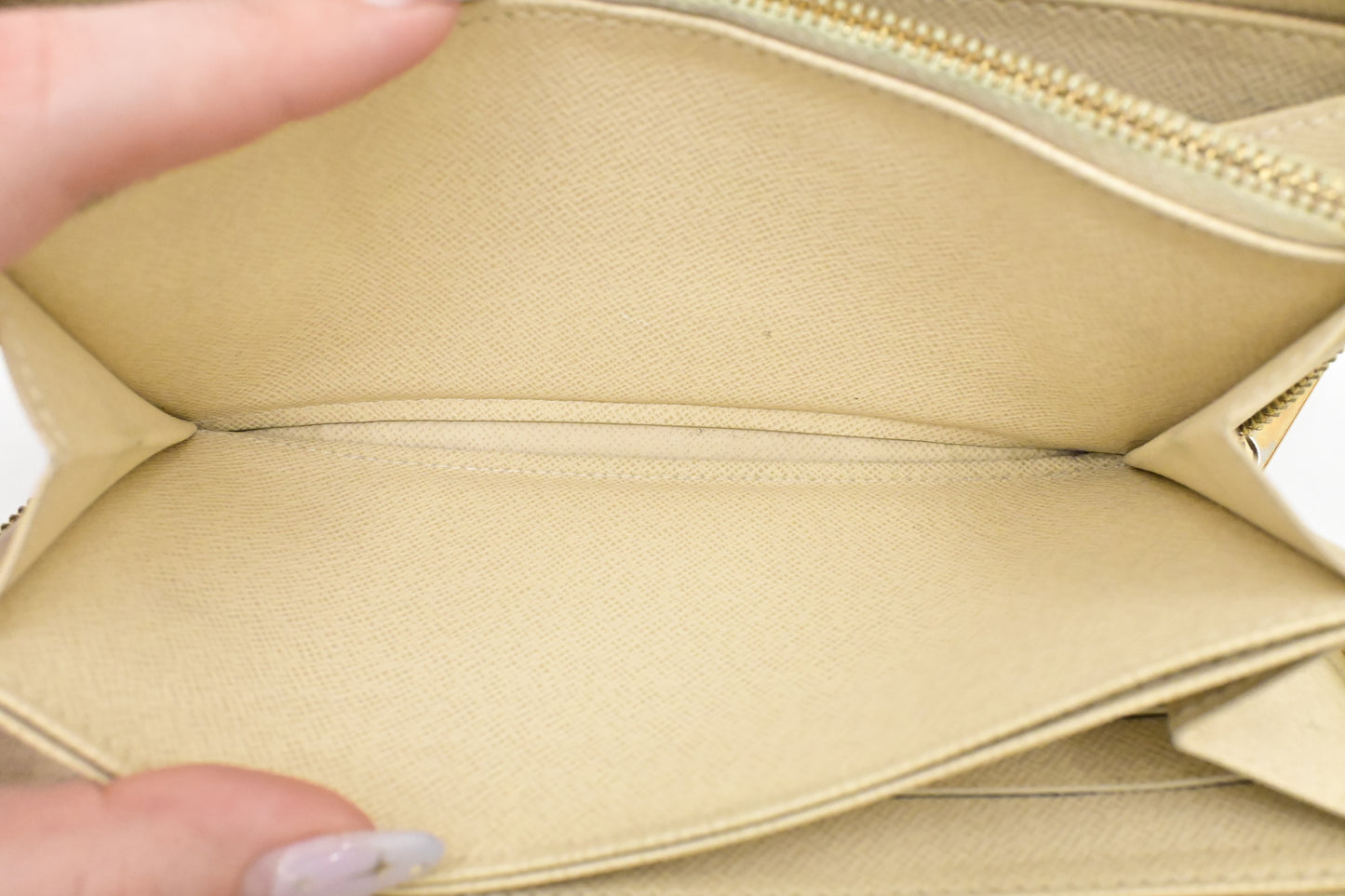 Louis Vuitton Long Zippy Wallet in Damier Azur Canvas