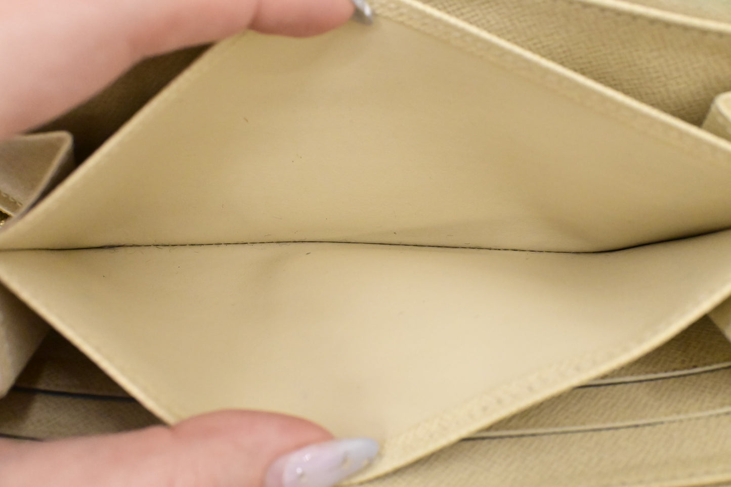 Louis Vuitton Long Zippy Wallet in Damier Azur Canvas