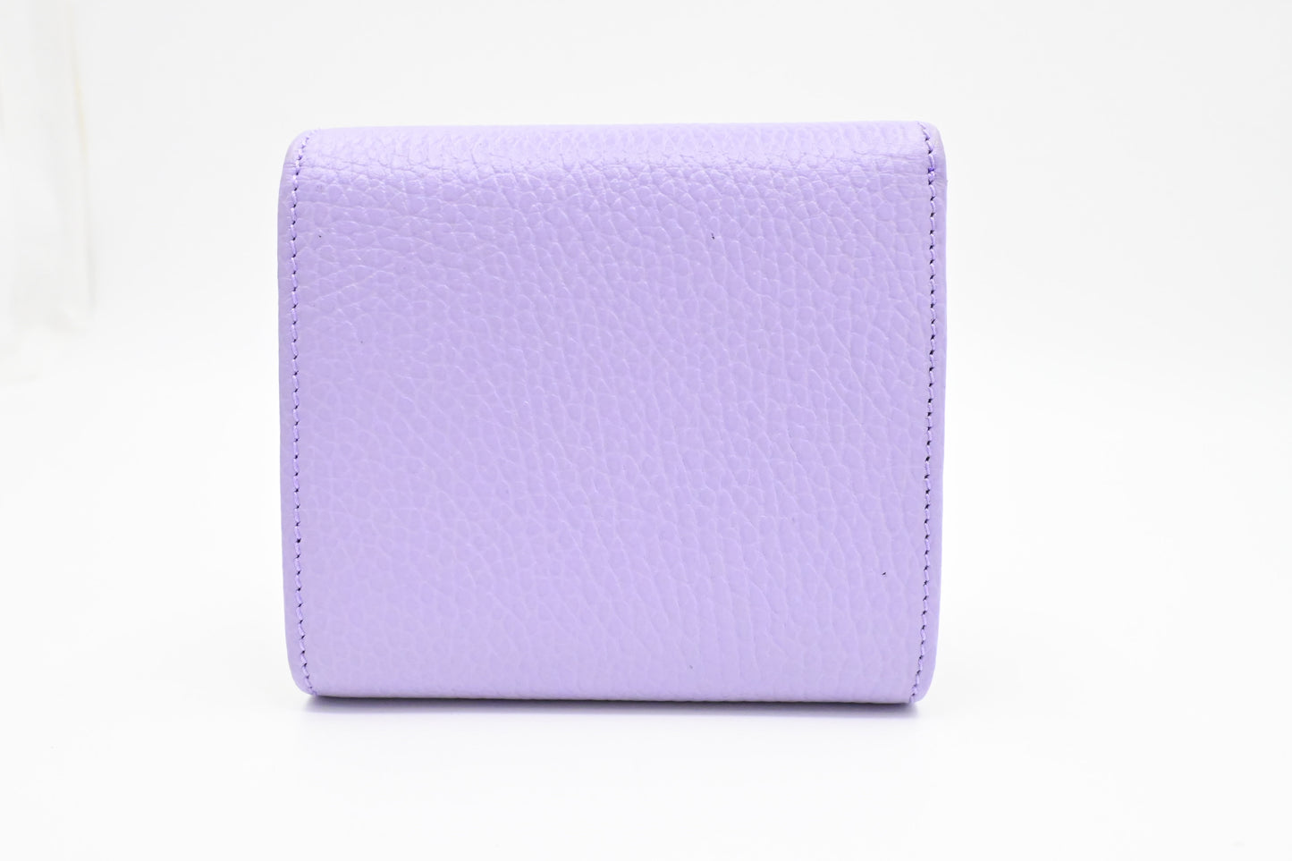 Gucci Double G Medium Wallet in Lilac Leather