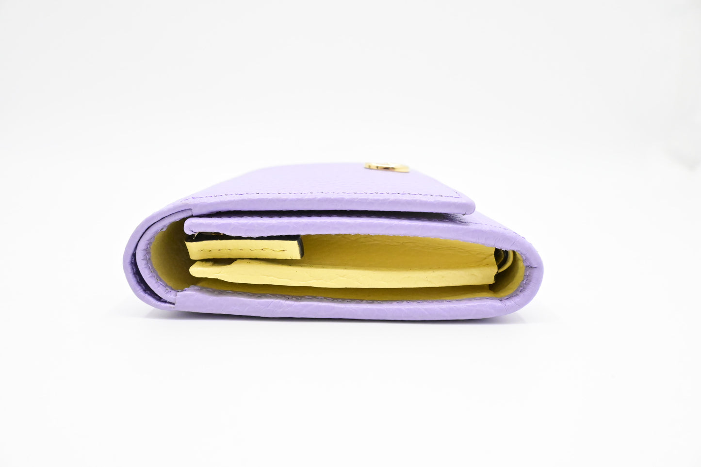 Gucci Double G Medium Wallet in Lilac Leather