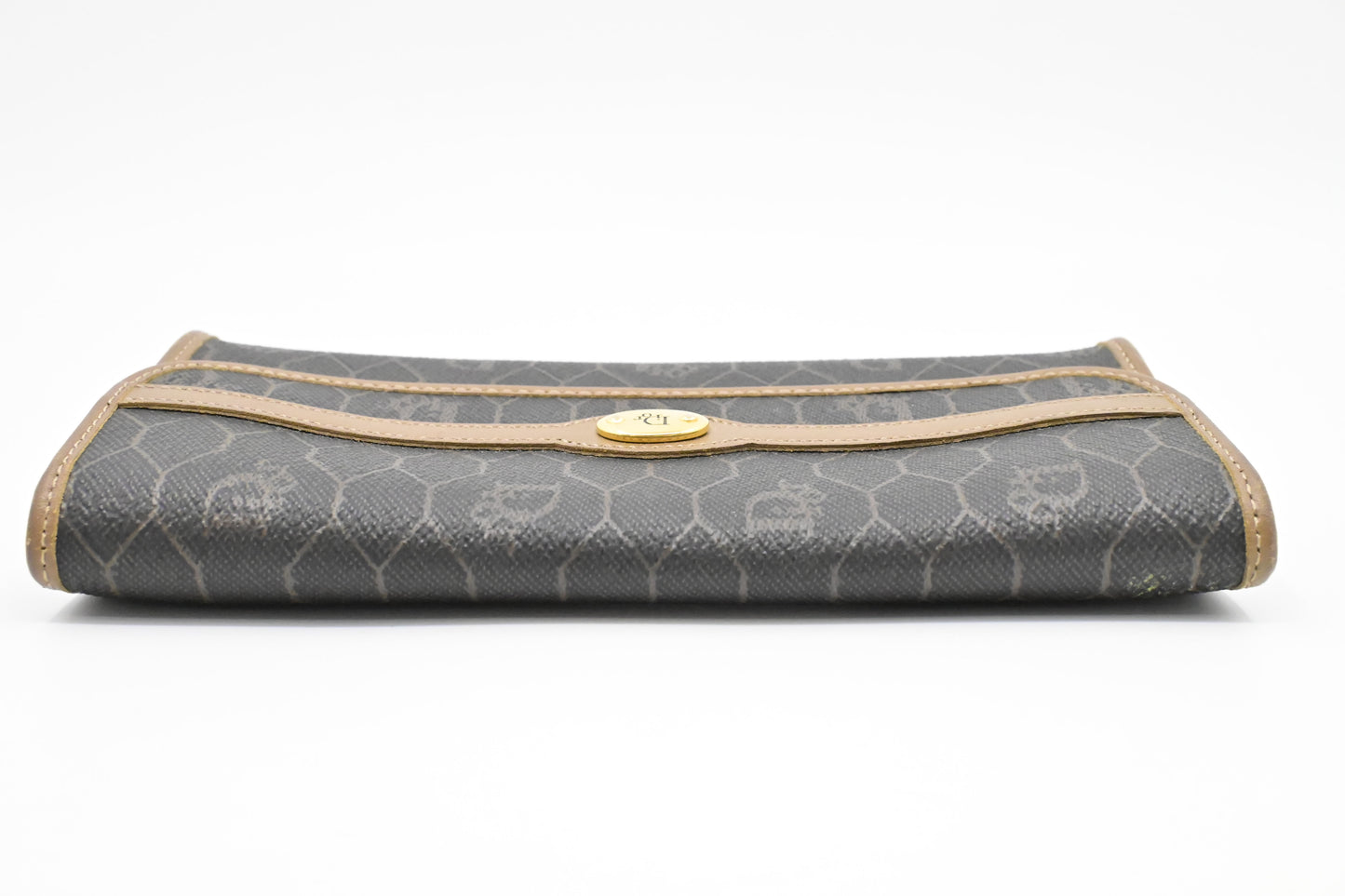 Dior Wallet in Black Honeycomb Canvas