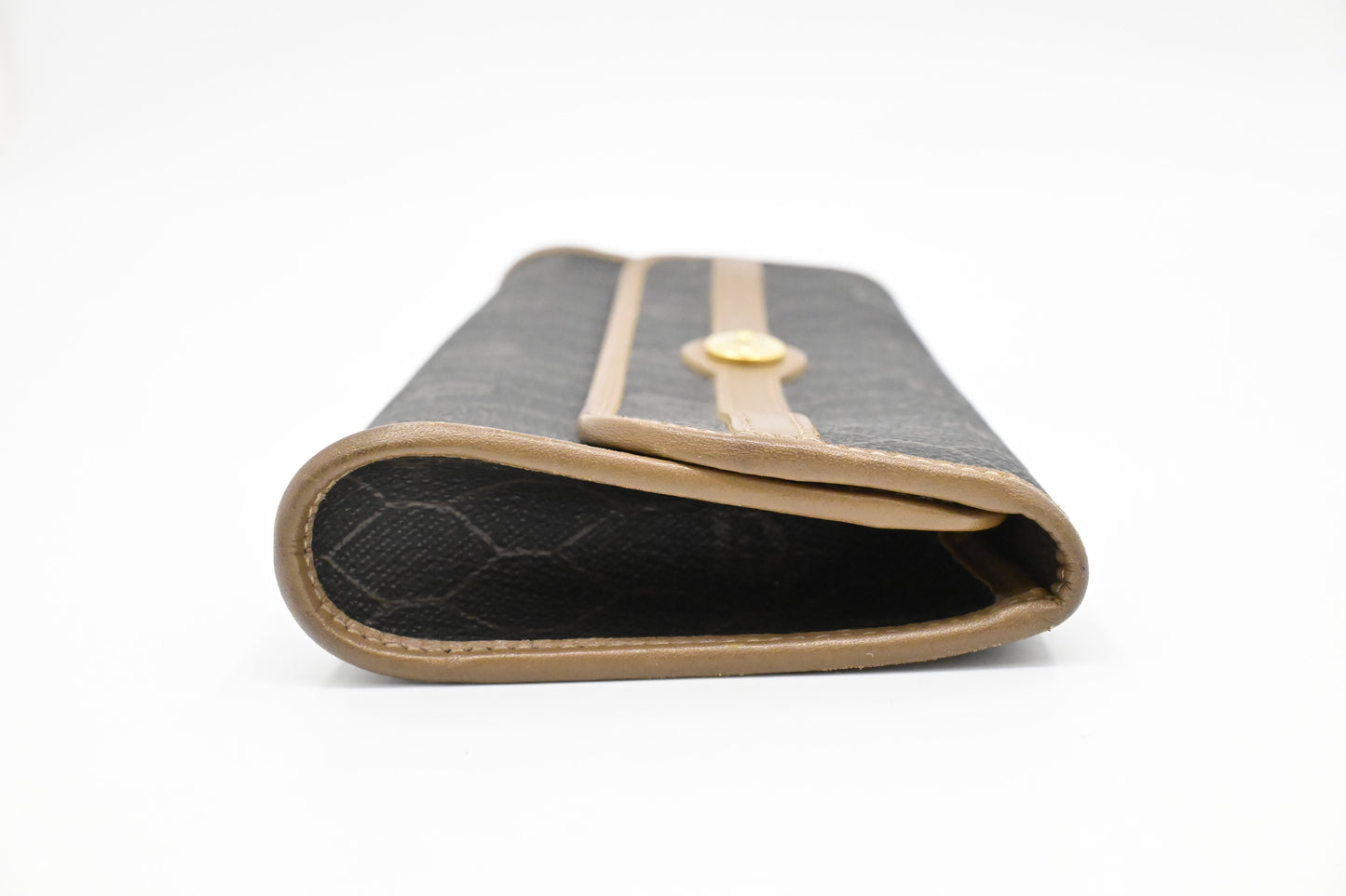Dior Wallet in Black Honeycomb Canvas