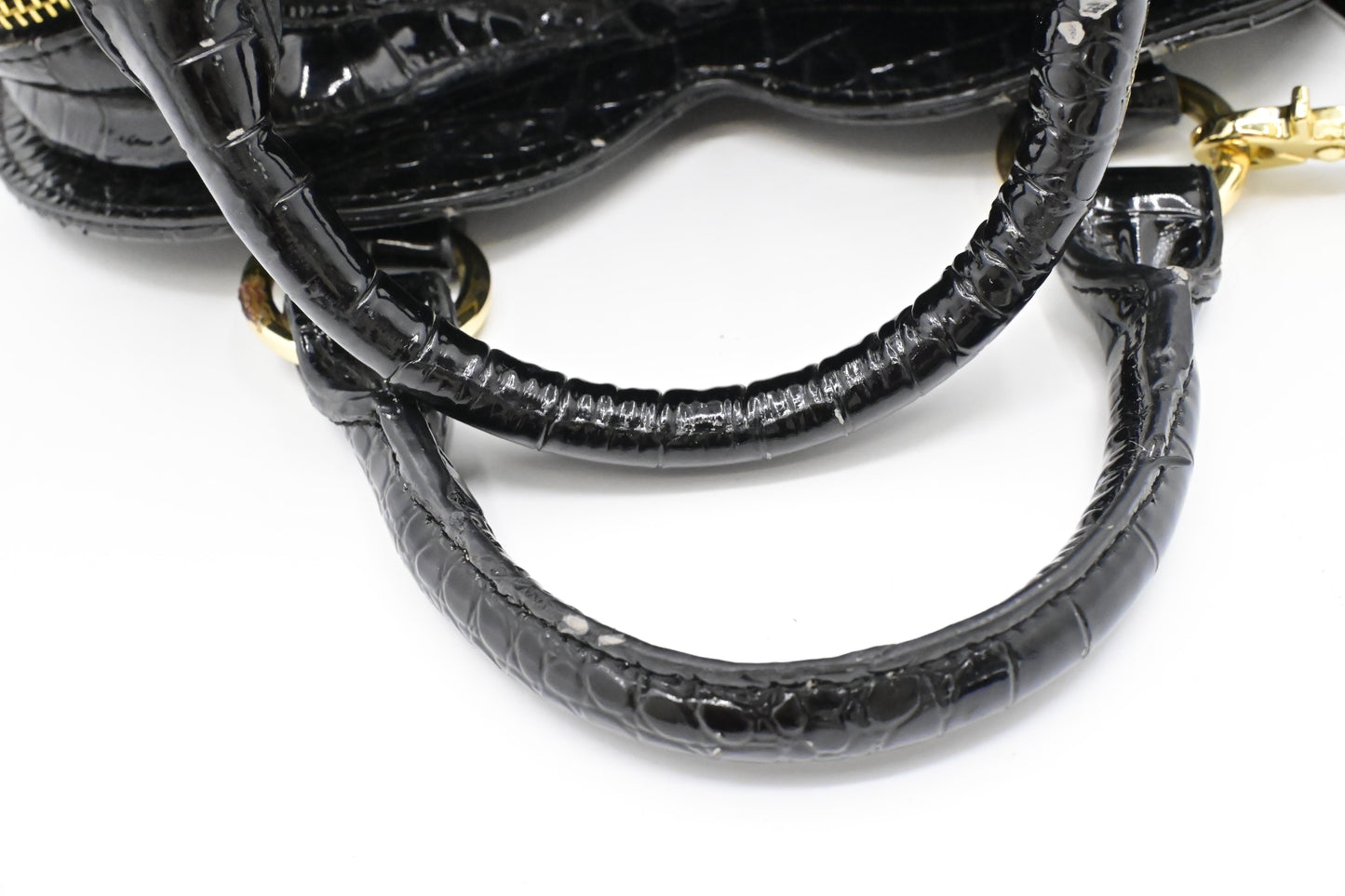 Vivienne Westwood Chancery Heart in Black Leather