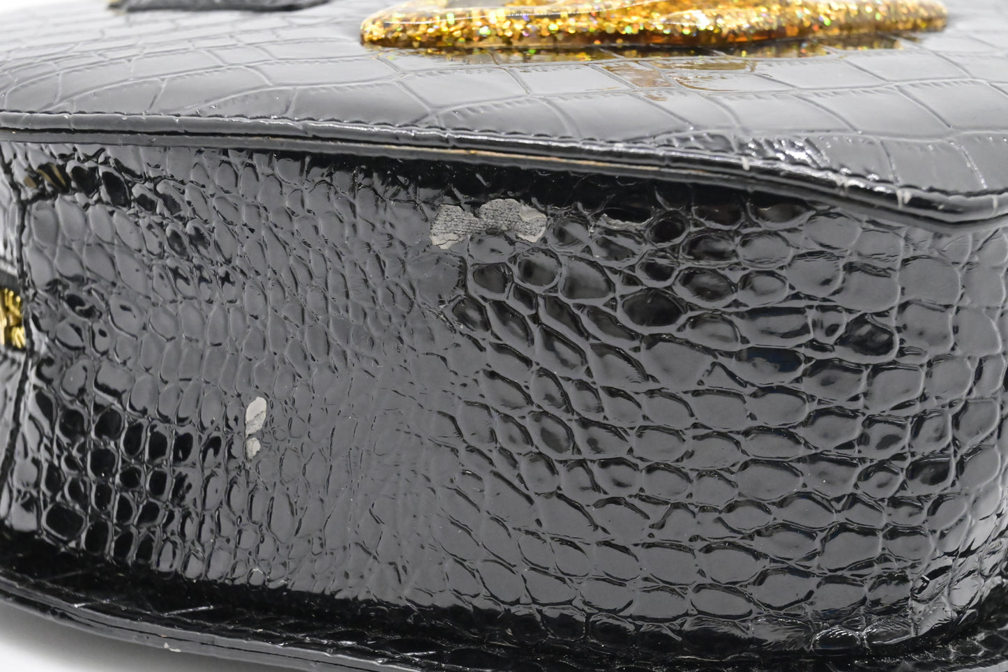 Vivienne Westwood Chancery Heart in Black Leather