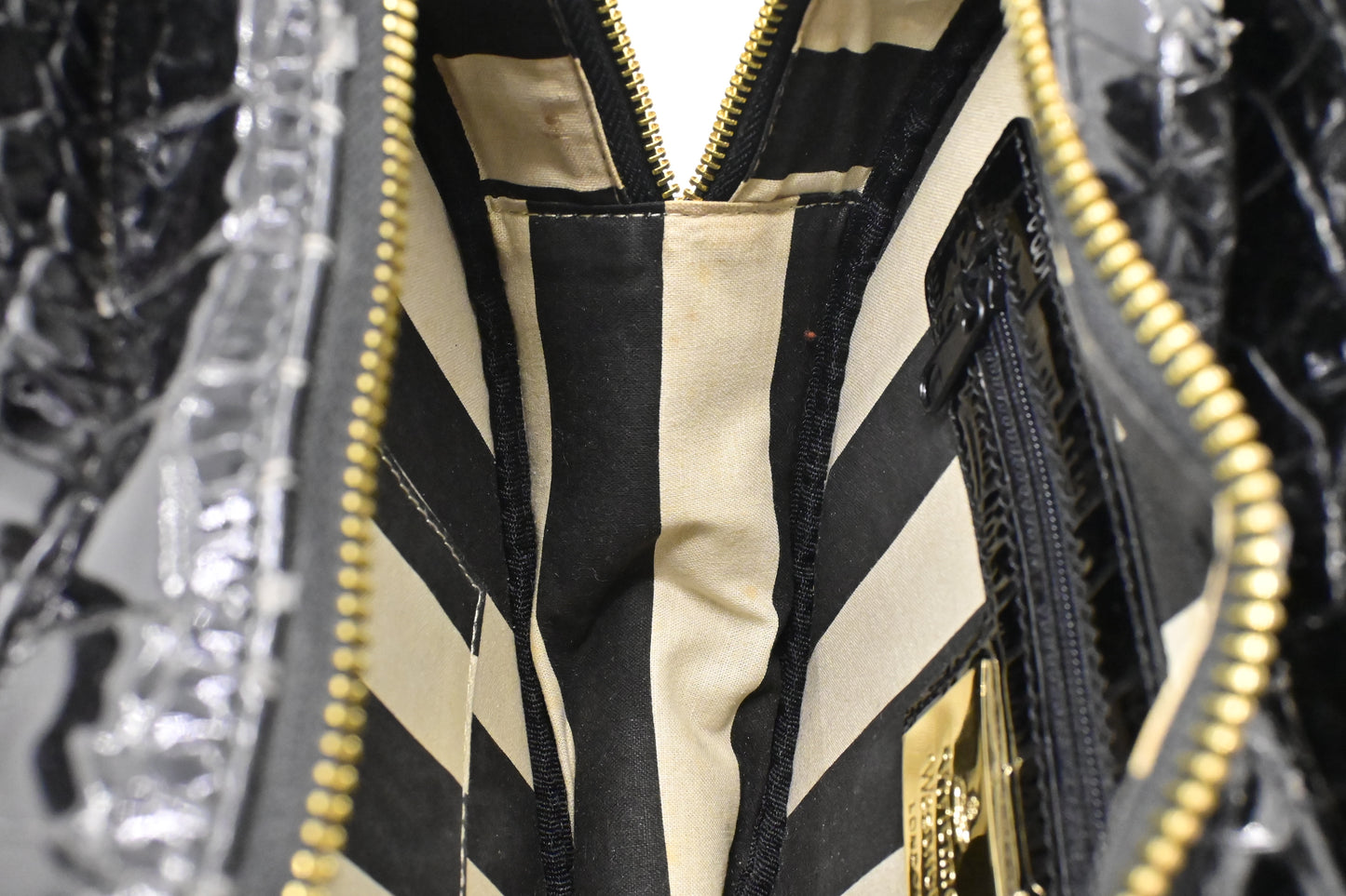 Vivienne Westwood Chancery Heart in Black Leather