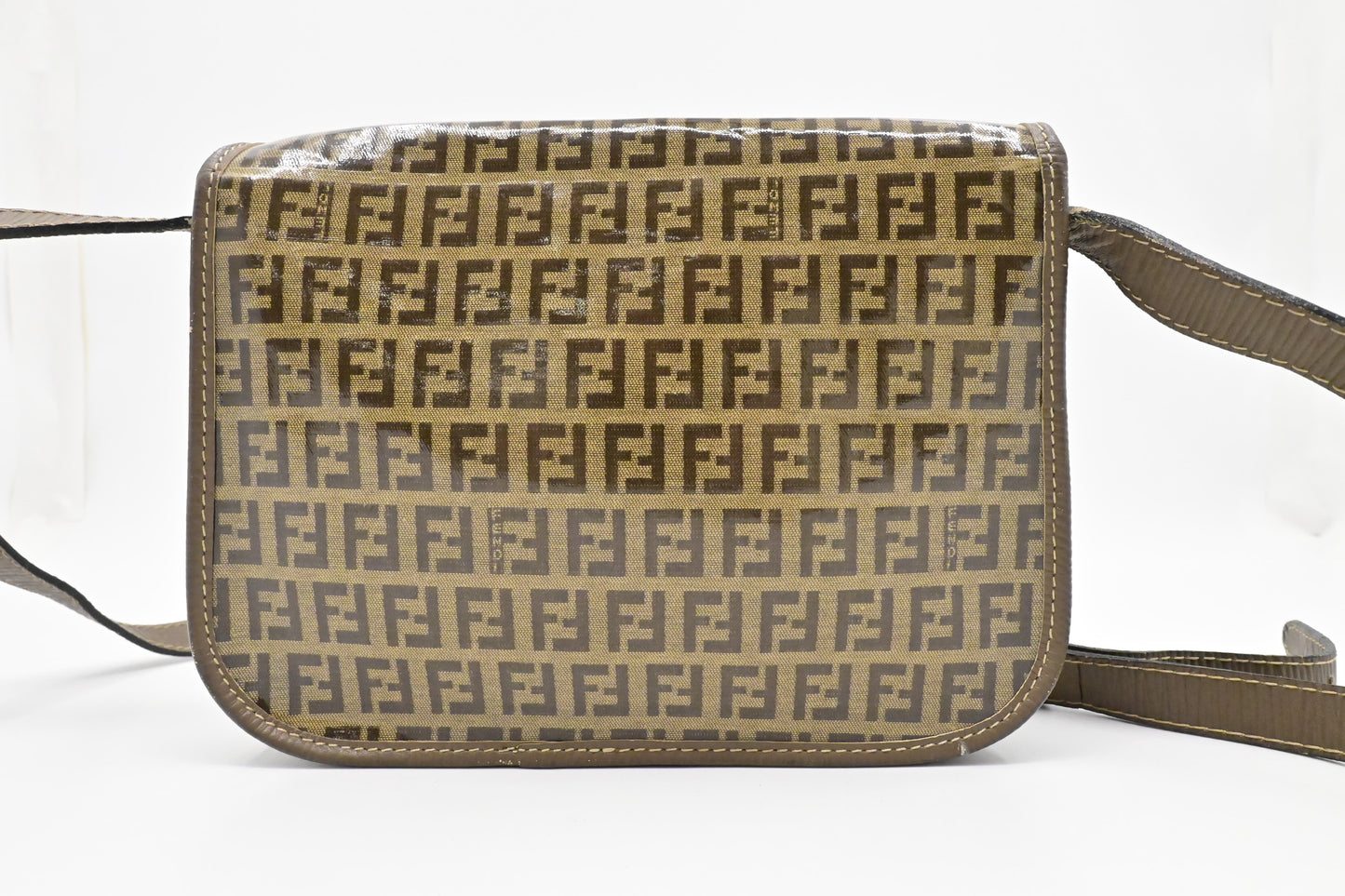 Fendi Crossbody in Coated Zucchino Canvas