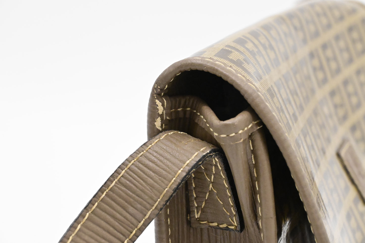 Fendi Crossbody in Coated Zucchino Canvas