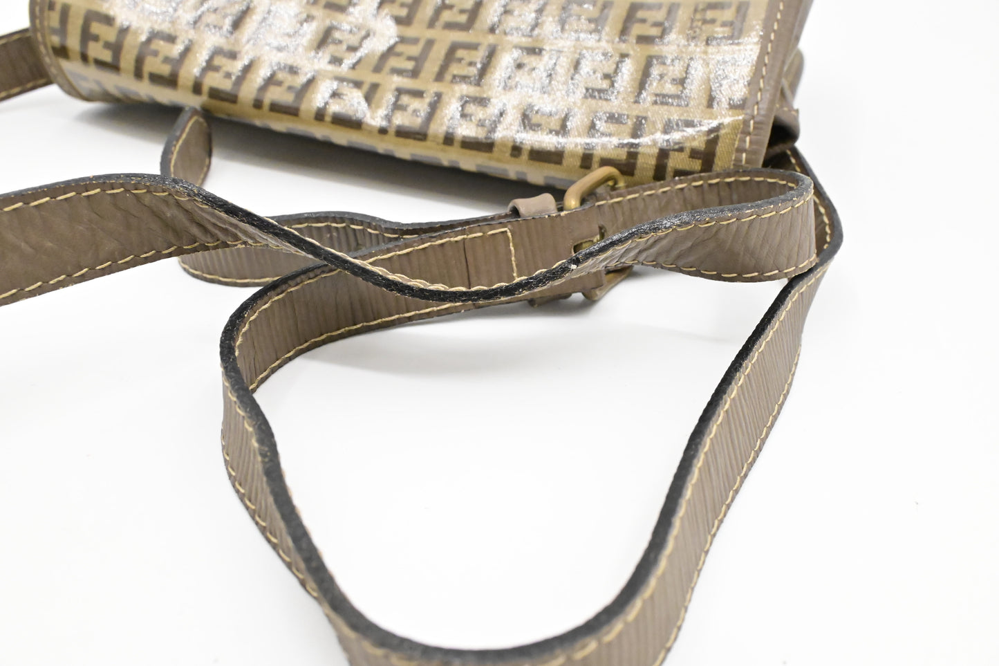 Fendi Crossbody in Coated Zucchino Canvas