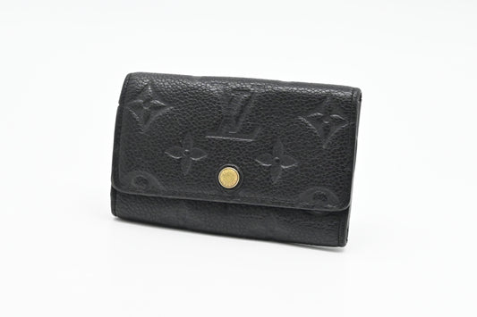 Louis Vuitton Multicles 6 in Black Empreinte Leather