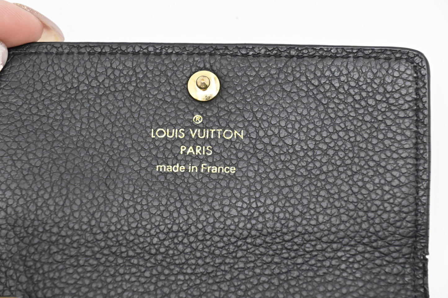 Louis Vuitton Multicles 6 in Black Empreinte Leather