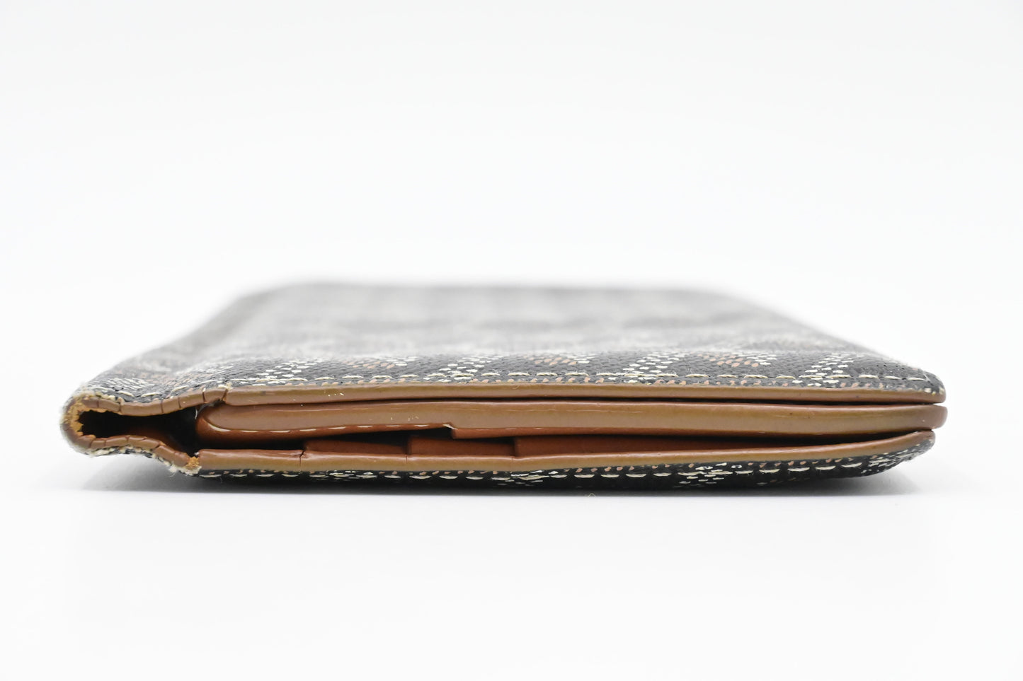 Goyard Long Wallet in Black Goyardine Canvas