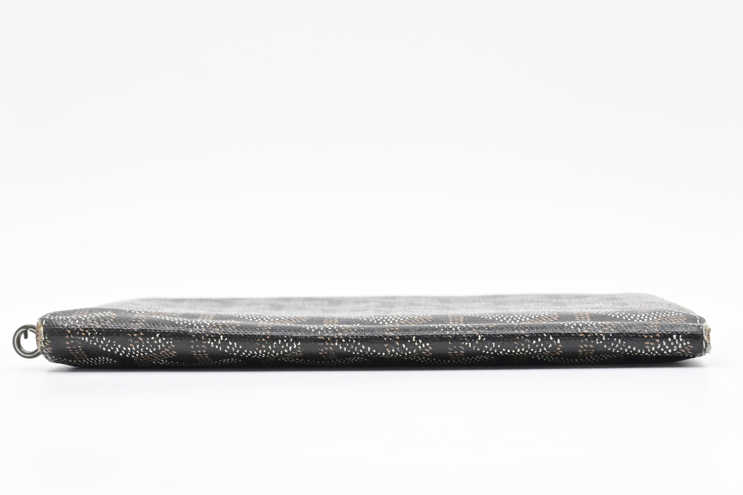 Goyard Long Wallet in Black Goyardine Canvas