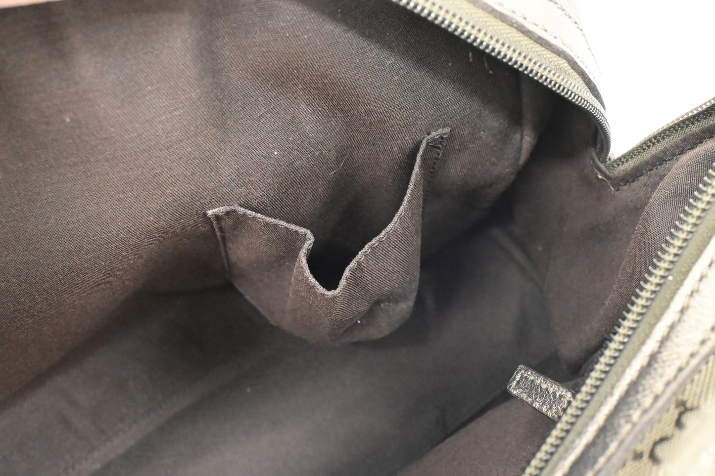 Gucci Boston Bag in Pewter Imprime Canvas