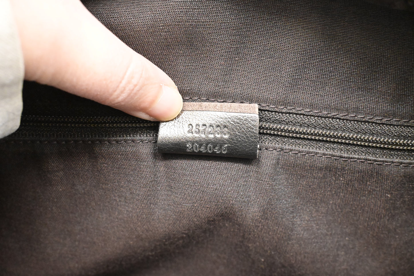 Gucci Boston Bag in Pewter Imprime Canvas