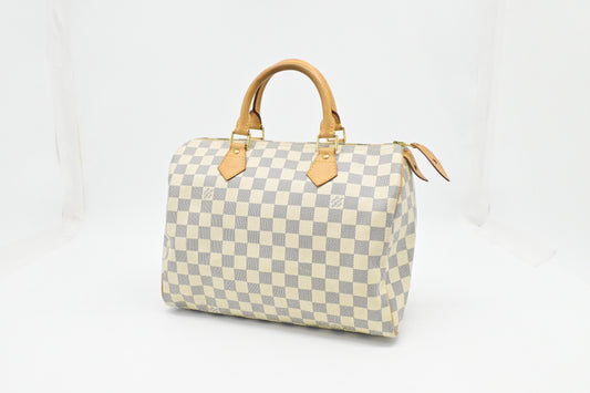 Louis Vuitton Speedy 30 in Damier Azur Canvas