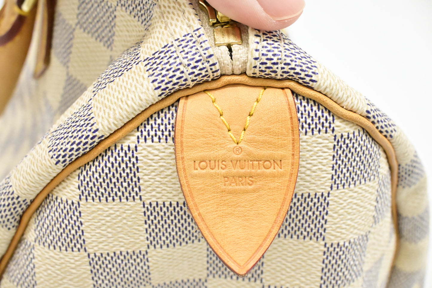 Louis Vuitton Speedy 30 in Damier Azur Canvas