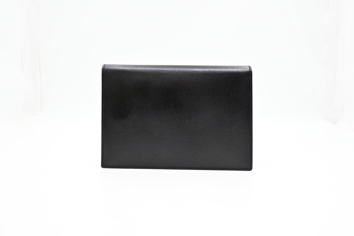 YSL Saint Laurent Envelope in Black Leather