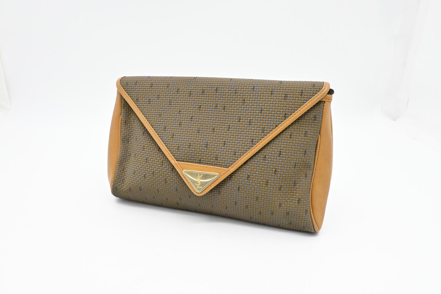 YSL Saint Laurent Pouch in Coated Canvas