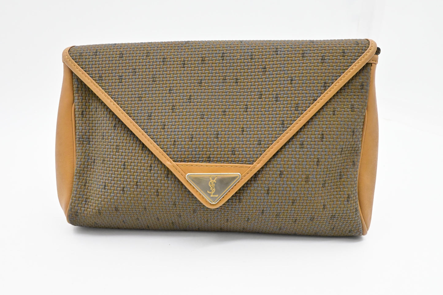 YSL Saint Laurent Pouch in Coated Canvas