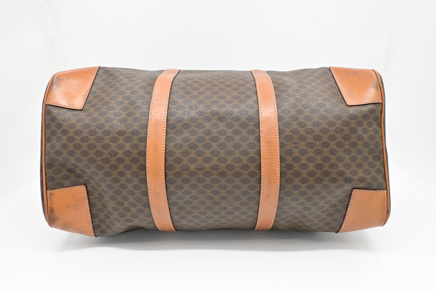Celine Duffle Bag in Brown Macadam Canvas