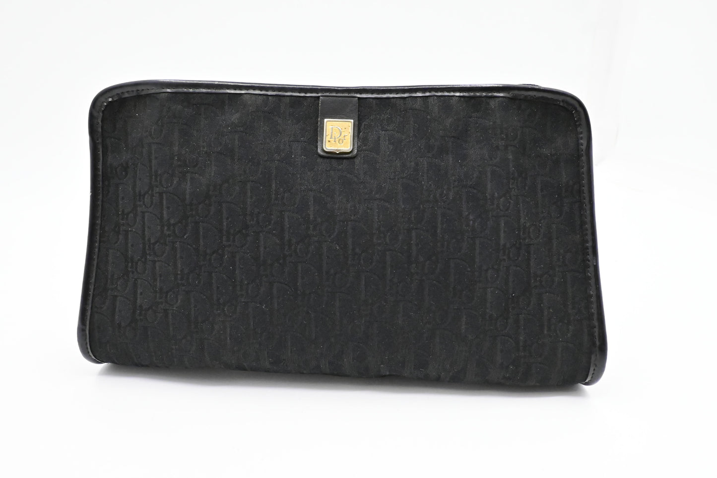 Dior Pouch in Black Oblique Canvas
