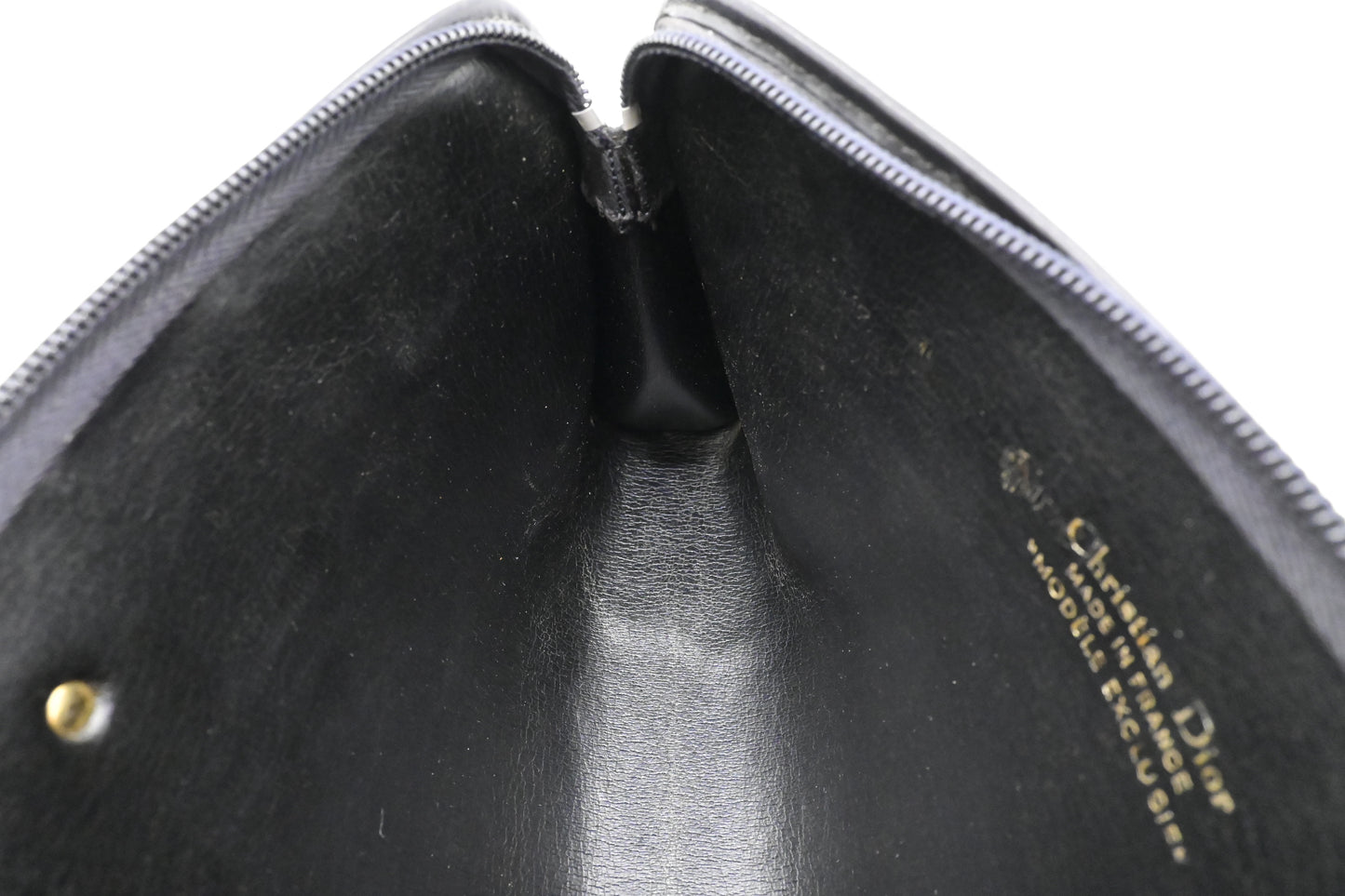 Dior Pouch in Black Oblique Canvas