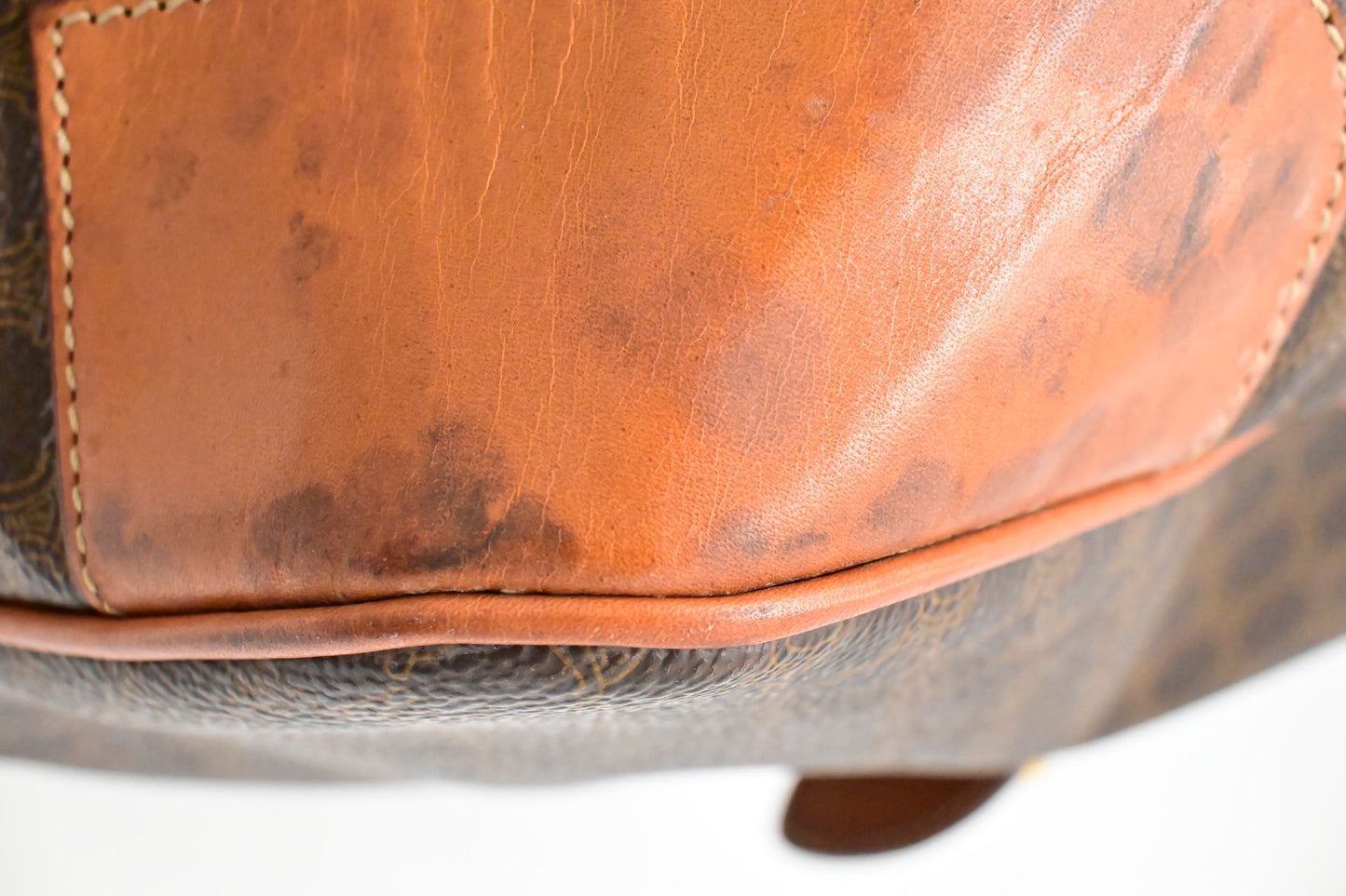 Celine Duffle Bag in Brown Macadam Canvas