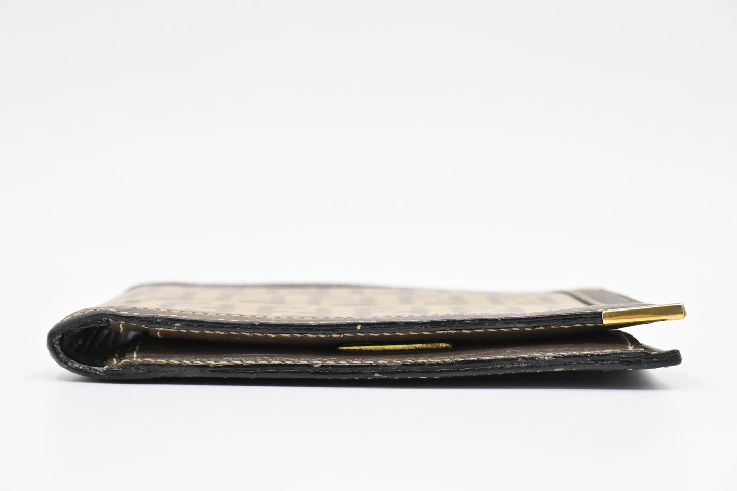 Fendi Bifold Wallet in Beige Zucchino Canvas