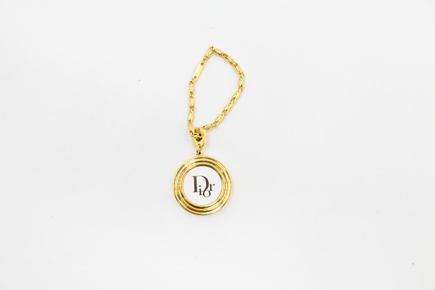 Dior Charm in Gold Tone Metal
