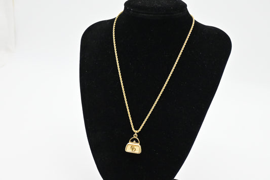 Dior CD Bag Necklace