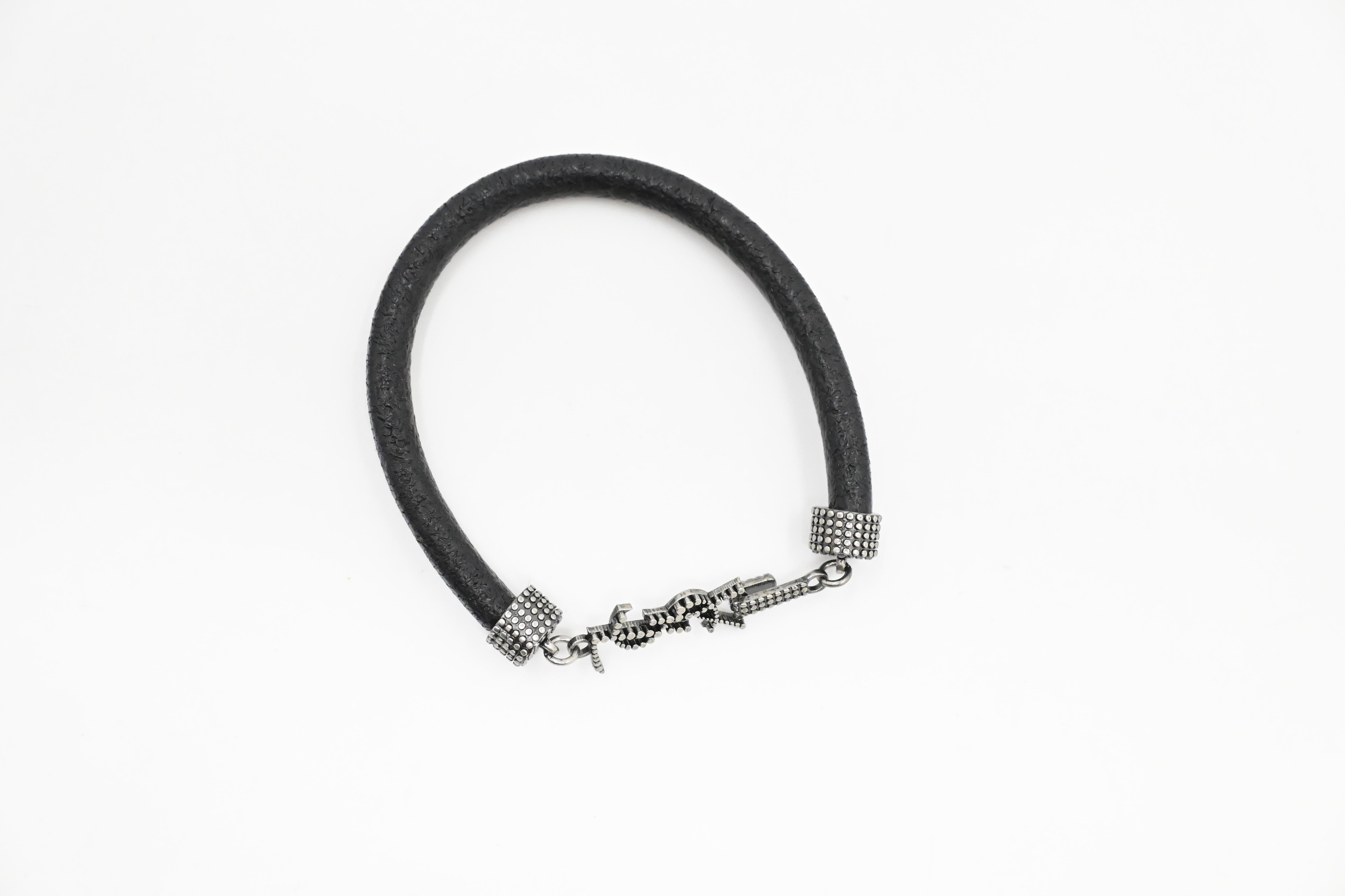 アクセサリー Saint Laurent Studded leather bracelet YSL Saint Laurent Studded Leather Bracelet – Weekly Lux Drop