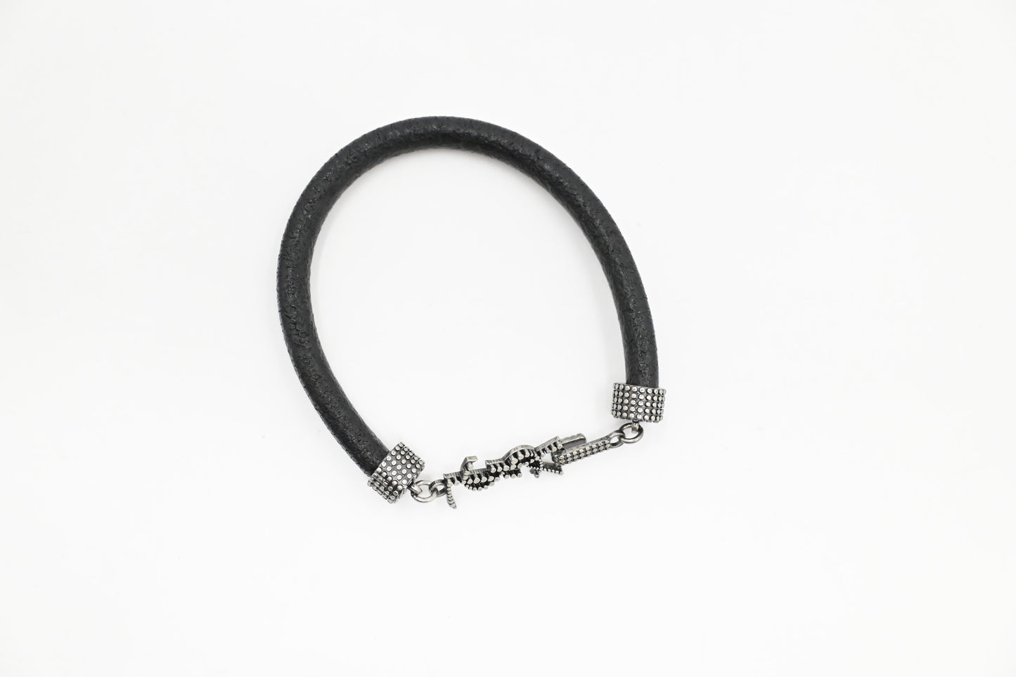 YSL Saint Laurent Studded Leather Bracelet