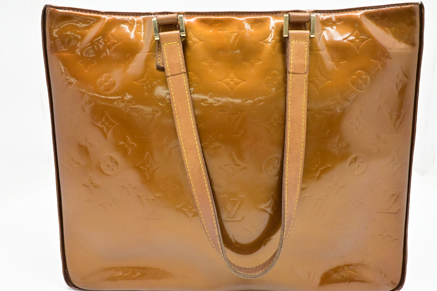 Louis Vuitton Columbus in Bronze Vernis Leather